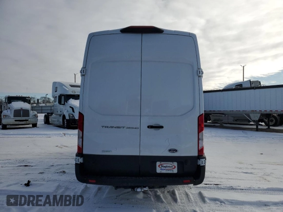 2020 Ford Transit Cargo with VIN 1FTBF4XG3LKB63896, listed as a Copart auction lot 45961475 with 106,734 mi miles and Salvage Title. Bid and sale history available at DreamBid. Image 6.