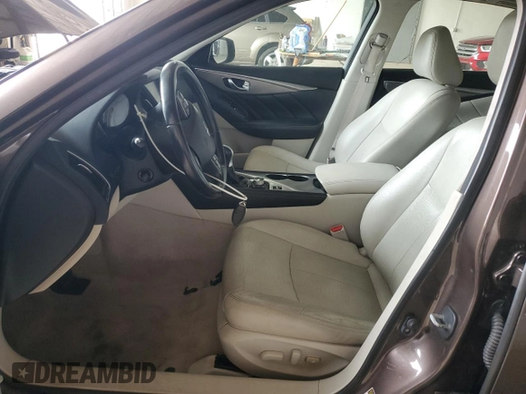2014 Infiniti Q50 Hybrid Sport with VIN JN1AV7AP9EM691381, listed as a Copart auction lot 48212025 with 117,033 mi miles and Clean Title. Bid and sale history available at carsss.com. Image 7.