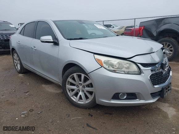 2015 Chevrolet Malibu LTZ with VIN 1G11F5SL9FU105265, listed as a IAAI auction lot 41506869 with 200,534 mi miles. Bid and sale history available at carsss.com. Image 1.