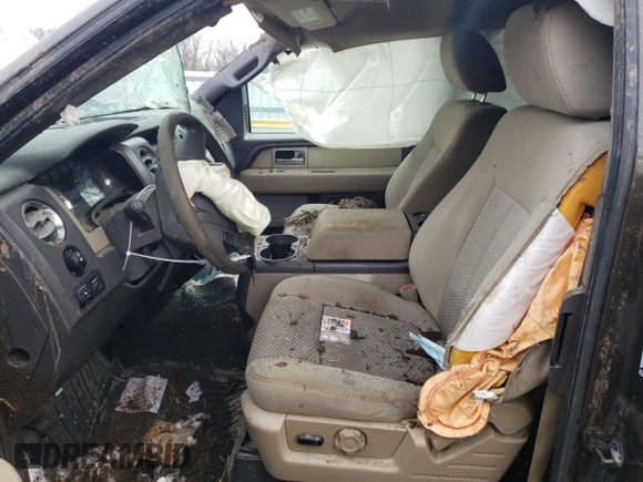 2009 Ford F-150 STX with VIN 1FTRX12889KB13885, listed as a Copart auction lot 45527405 with 141,913 mi miles and Non Repairable. Bid and sale history available at carsss.com. Image 7.