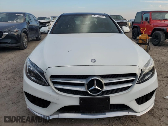 2015 Mercedes-Benz C-Class C 400 with VIN 55SWF6GB6FU028218, listed as a Copart auction lot 47125345 with 100,084 mi miles and Clean Title. Bid and sale history available at carsss.com. Image 5.