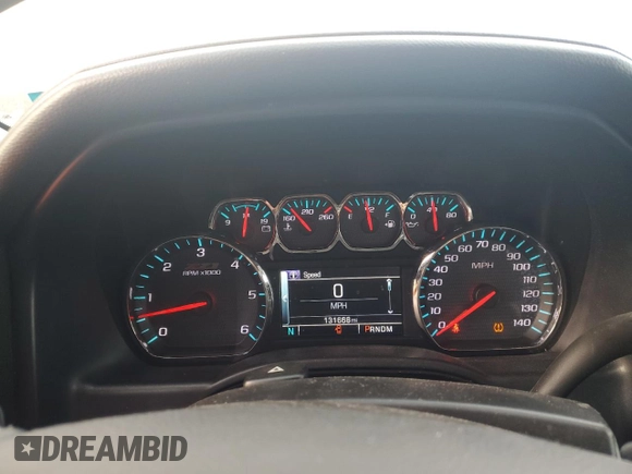 2015 Chevrolet Silverado 1500 LTZ with VIN 1GCVKSEC6FZ206913, listed as a Copart auction lot 46155205 with 131,668 mi miles and Salvage Title. Bid and sale history available at carsss.com. Image 9.