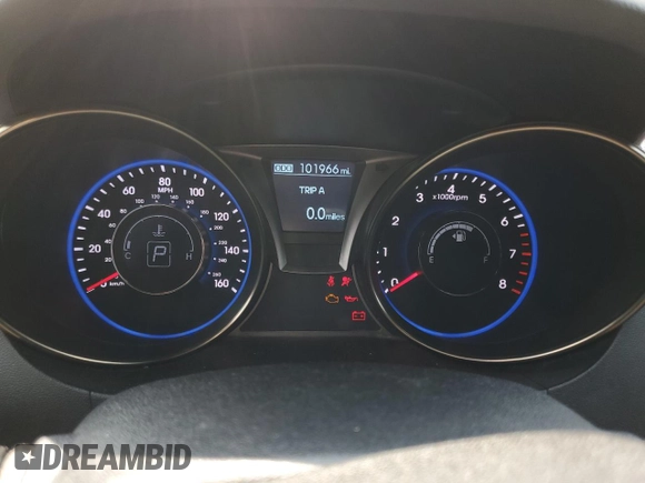 2013 Hyundai Genesis Coupe Premium with VIN KMHHT6KD3DU086153, listed as a Copart auction lot 61784265 with 101,966 mi miles and Clean title. Bid and sale history available at DreamBid. Image 9.