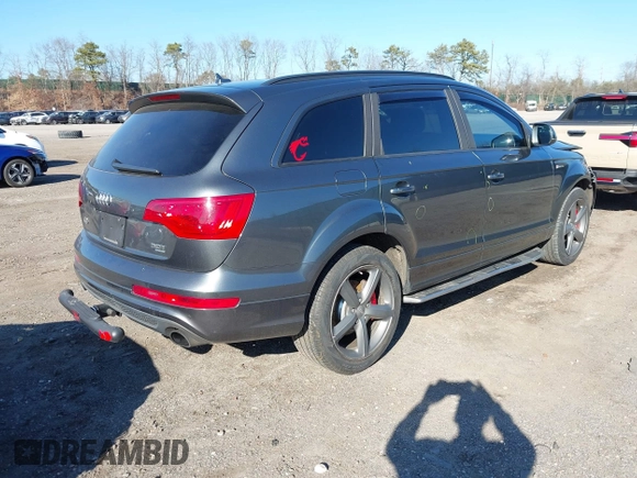 2015 Audi Q7 3.0T S line Prestige with VIN WA1DGAFE8FD015458, listed as a IAAI auction lot 41753940 with 62,233 mi miles. Bid and sale history available at carsss.com. Image 4.