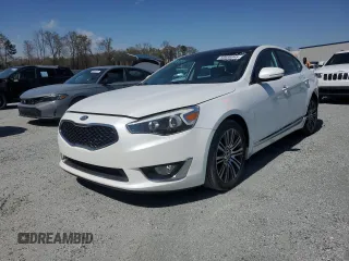 2014 Kia Cadenza Premium with VIN KNALN4D78E5121542, listed as a Copart auction lot 50686945 with 169,933 mi miles and Salvage Title. Bid and sale history available at carsss.com. Image 1.