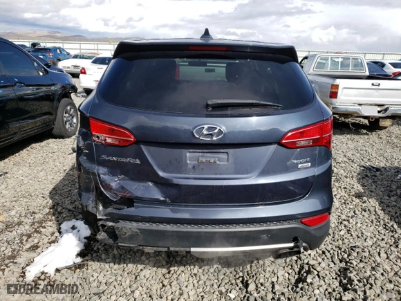 2015 Hyundai Santa Fe Sport with VIN 5XYZTDLB1FG298998, listed as a Copart auction lot 51265845 with 103,477 mi miles and Salvage Title. Bid and sale history available at carsss.com. Image 6.