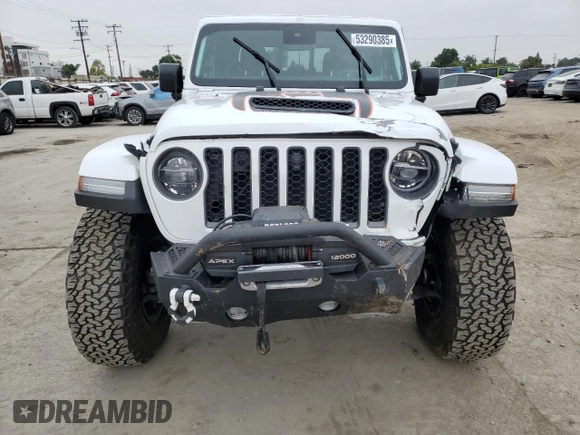 2021 Jeep Gladiator Mojave z VIN 1C6JJTEG7ML581050, wystawiony jako Copart lot #53290385 z przebiegiem 36 024 mil mil oraz Szkoda całkowita • Salvage title. Historia ofert i sprzedaży dostępna na DreamBid. Obrazek 5.