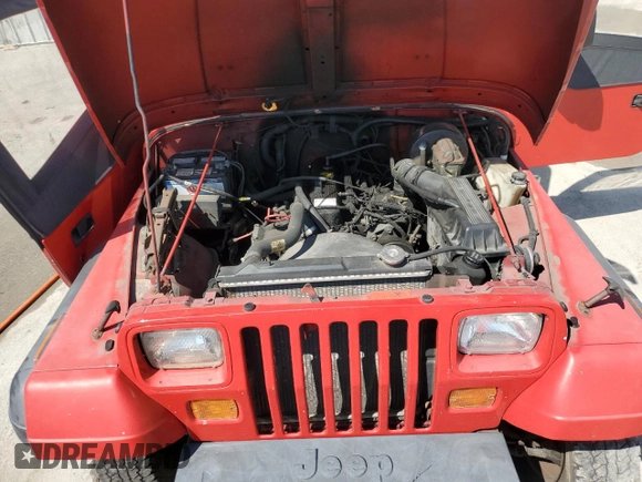 1994 Jeep Wrangler S with VIN 1J4FY19P7RP456133, listed as a Copart auction lot 52781975 with 295,953 mi miles and Salvage Title. Bid and sale history available at carsss.com. Image 12.
