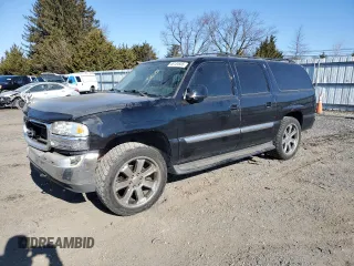 2004 GMC Yukon XL SLT z VIN 1GKFK16Z44J143389, wystawiony jako Copart lot #46134935 z przebiegiem 139 902 mil mil oraz Szkoda całkowita • Salvage title. Historia ofert i sprzedaży dostępna na DreamBid. Obrazek 1.
