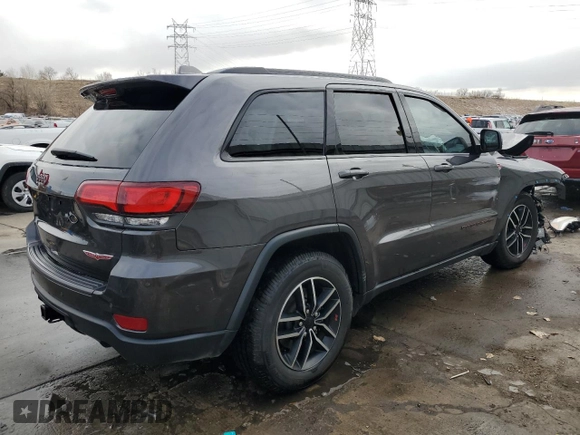 2021 Jeep Grand Cherokee Trailhawk with VIN 1C4RJFLG1MC619212, listed as a Copart auction lot 41633735 with 37,945 mi miles and Salvage Title. Bid and sale history available at carsss.com. Image 3.