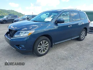 2014 Nissan Pathfinder S with VIN 5N1AR2MM4EC683874, listed as a IAAI auction lot 42663072 with 166,028 mi miles and . Bid and sale history available at DreamBid. Image 2.