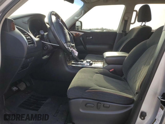 2017 Nissan Armada SV with VIN JN8AY2NC7H9507419, listed as a Copart auction lot 49708345 with 136,296 mi miles and Salvage Title. Bid and sale history available at DreamBid. Image 7.