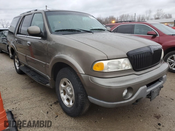 2001 Lincoln Navigator z VIN 5LMFU28R21LJ15849, wystawiony jako Copart lot #47623695 z przebiegiem 176 667 mil mil oraz Szkoda całkowita • Salvage title. Historia ofert i sprzedaży dostępna na DreamBid. Obrazek 4.