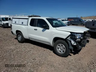 2022 Nissan Frontier S with VIN 1N6ED1CL7NN651980, listed as a Copart auction lot 47671455 with 57,673 mi miles and Salvage title. Bid and sale history available at DreamBid. Image 4.
