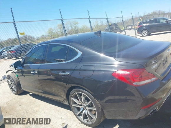 2019 Genesis G70 Advanced z VIN KMTG54LE3KU017600, wystawiony jako IAAI lot #42207355 z przebiegiem 58 407 mil mil oraz . Historia ofert i sprzedaży dostępna na DreamBid. Obrazek 14.