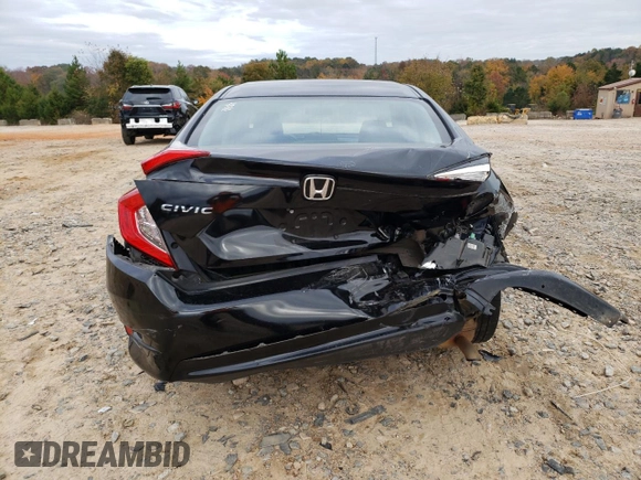 2016 Honda Civic Sedan EX with VIN 2HGFC2F8XGH509062, listed as a Copart auction lot 78390574 with 153,205 mi miles and Salvage Title. Bid and sale history available at carsss.com. Image 6.