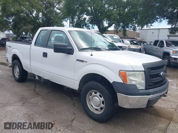 2014 Ford F-150 XL with VIN 1FTFX1EF2EKD41100, listed as a IAAI auction lot 42506812 with 153,255 mi miles and . Bid and sale history available at DreamBid. Image 1.