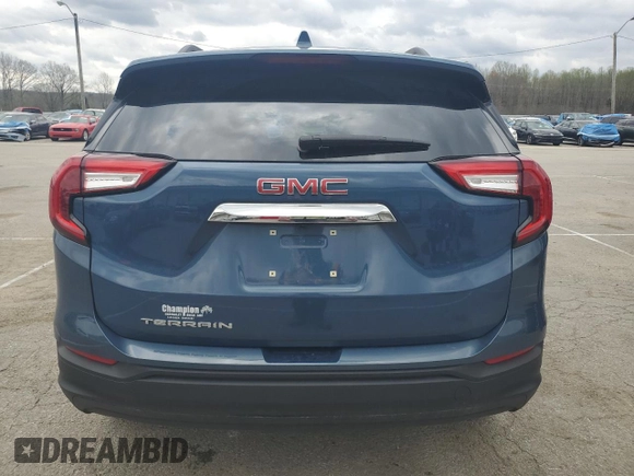 2024 GMC Terrain SLE z VIN 3GKALMEG0RL249976, wystawiony jako Copart lot #51411755 z przebiegiem 13 052 mil mil oraz Szkoda całkowita • Salvage title. Historia ofert i sprzedaży dostępna na DreamBid. Obrazek 6.