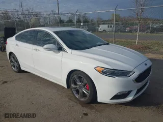 2017 Ford Fusion Sport with VIN 3FA6P0VP0HR153877, listed as a IAAI auction lot 41901051 with 100,799 mi miles. Bid and sale history available at carsss.com. Image 1.