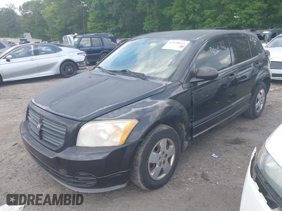 2008 Dodge Caliber SE with VIN 1B3HB28B48D644945, listed as a IAAI auction lot 42150641 with 202,883 mi miles. Bid and sale history available at carsss.com. Image 2.