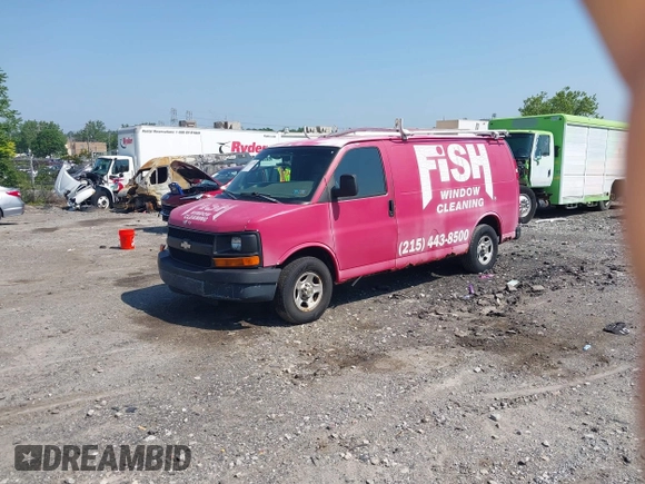 2005 Chevrolet Express Cargo with VIN 1GCFG15X451110200, listed as a IAAI auction lot 42551590 with 239,764 mi miles and . Bid and sale history available at DreamBid. Image 2.