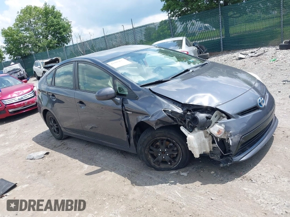 2014 Toyota Prius Four with VIN JTDKN3DUXE0368475, listed as a IAAI auction lot 42393101 with 186,108 mi miles and . Bid and sale history available at DreamBid. Image 1.