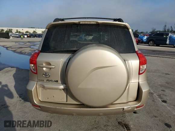 2007 Toyota RAV4 Limited with VIN JTMZK31V276005219, listed as a Copart auction lot 50070105 with 300,439 mi miles and Salvage Title. Bid and sale history available at carsss.com. Image 6.