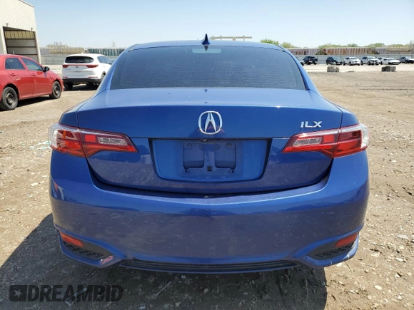 2017 Acura ILX Premium with VIN 19UDE2F77HA013189, listed as a Copart auction lot 52495955 with 100,287 mi miles and Salvage title. Bid and sale history available at DreamBid. Image 6.