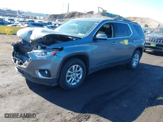 2020 Chevrolet Traverse LT Cloth with VIN 1GNEVGKW7LJ225765, listed as a IAAI auction lot 41608714 with 45,410 mi miles. Bid and sale history available at carsss.com. Image 22.