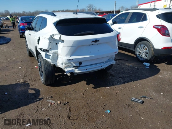 2024 Chevrolet Trax 2RS with VIN KL77LJE22RC061512, listed as a IAAI auction lot 41818671 with 51,461 mi miles and . Bid and sale history available at DreamBid. Image 6.