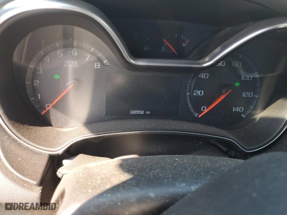 2018 Chevrolet Impala Premier with VIN 2G1125S35J9160796, listed as a Copart auction lot 77984374 with 220,552 mi miles and Salvage Title. Bid and sale history available at carsss.com. Image 9.