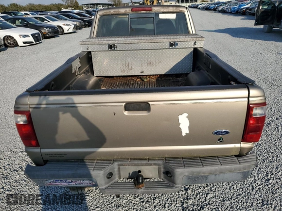2003 Ford Ranger XL Fleet with VIN 1FTYR44V63PA89770, listed as a Copart auction lot 42610865 with 75,339 mi miles and Salvage title. Bid and sale history available at DreamBid. Image 6.