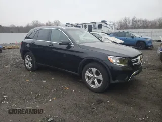2018 Mercedes-Benz GLC with VIN WDC0G4KB4JV091533, listed as a Copart auction lot 51199755 with 33,567 mi miles and Salvage Title. Bid and sale history available at carsss.com. Image 4.