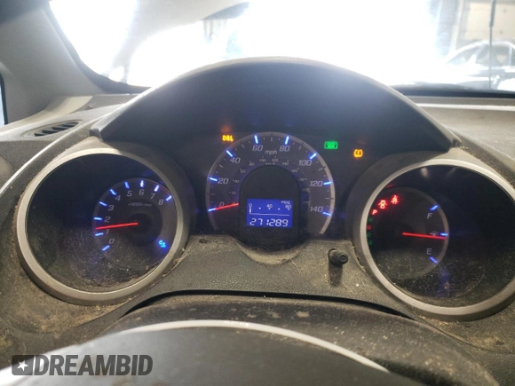 2010 Honda Fit Sport with VIN JHMGE8H40AS027600, listed as a Copart auction lot 62880684 with 271,289 mi miles and Salvage Title. Bid and sale history available at carsss.com. Image 9.