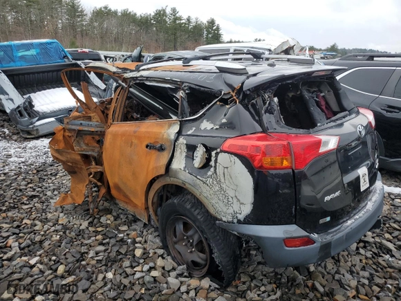 2013 Toyota RAV4 LE with VIN 2T3BFREV6DW021453, listed as a Copart auction lot 85927574 with 0 mi miles and Non Repairable. Bid and sale history available at carsss.com. Image 2.
