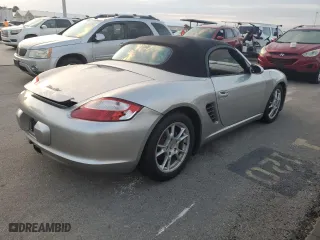 2006 Porsche Boxster with VIN WP0CA29806S710172, listed as a Copart auction lot 75426514 with 0 mi miles and Salvage Title. Bid and sale history available at carsss.com. Image 3.