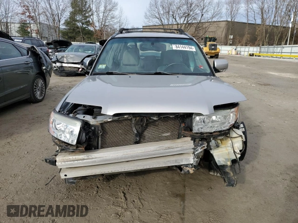 2007 Subaru Forester X w/Premium Pkg with VIN JF1SG65657H745462, listed as a Copart auction lot 84144194 with 81,397 mi miles and Clean Title. Bid and sale history available at carsss.com. Image 5.