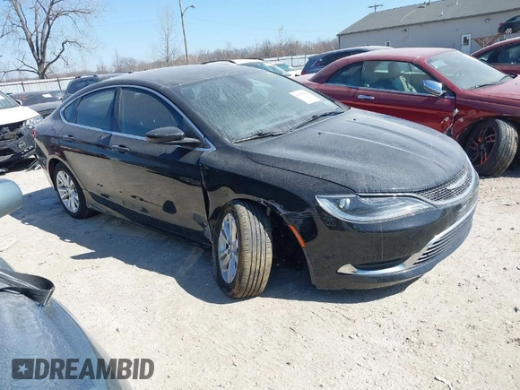 2016 Chrysler 200 Limited with VIN 1C3CCCAB4GN120262, listed as a IAAI auction lot 41753876 with 157,778 mi miles. Bid and sale history available at carsss.com. Image 1.