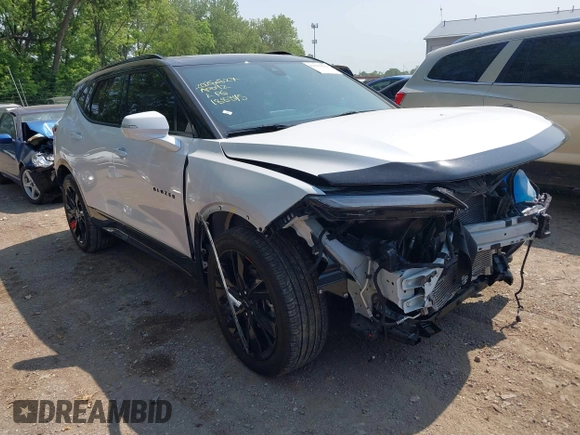 2024 Chevrolet Blazer RS with VIN 3GNKBKRS6RS188345, listed as a IAAI auction lot 42396159 with 24,813 mi miles and . Bid and sale history available at DreamBid. Image 1.