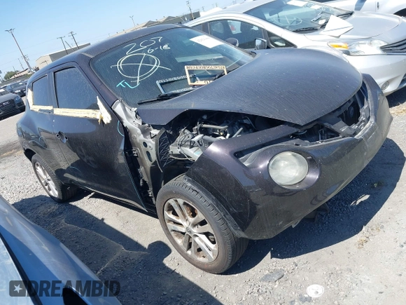 2016 Nissan Juke S z VIN JN8AF5MR9GT607309, wystawiony jako IAAI lot #42021466 z przebiegiem 123 950 mil mil oraz . Historia ofert i sprzedaży dostępna na DreamBid. Obrazek 1.