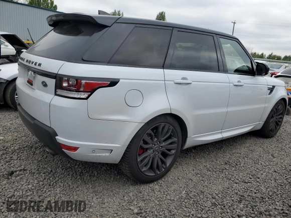 2017 Land Rover Range Rover Sport HSE Dynamic with VIN SALWV2FV0HA134239, listed as a Copart auction lot 54720865 with 50,985 mi miles and Clean Title. Bid and sale history available at carsss.com. Image 3.