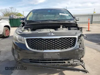 2016 Kia Sedona LX with VIN KNDMB5C16G6091943, listed as a Copart auction lot 50242475 with 182,678 mi miles and Salvage Title. Bid and sale history available at DreamBid. Image 5.