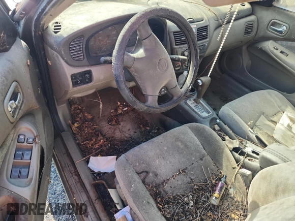 2001 Nissan Sentra GXE with VIN 3N1CB51D51L497687, listed as a Copart auction lot 62727875 with Not provided miles and Non repairable. Bid and sale history available at DreamBid. Image 8.