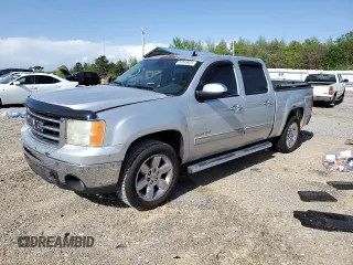2012 GMC Sierra 1500 SLT with VIN 3GTP2WE77CG242382, listed as a Copart auction lot 52649425 with 254,309 mi miles and Salvage title. Bid and sale history available at DreamBid. Image 1.