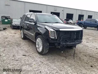 2018 Cadillac Escalade Platinum with VIN 1GYS4DKJ7JR269551, listed as a Copart auction lot 46816595 with 130,772 mi miles and Salvage Title. Bid and sale history available at carsss.com. Image 11.