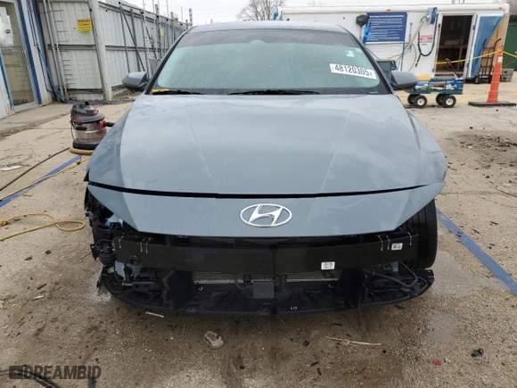 2023 Hyundai Elantra SEL with VIN KMHLS4AG1PU409617, listed as a Copart auction lot 48120305 with 36,682 mi miles and Salvage Title. Bid and sale history available at carsss.com. Image 5.