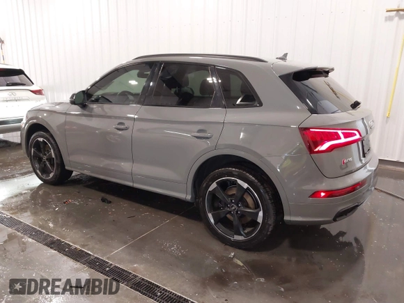 2020 Audi SQ5 Premium Plus with VIN WA1B4AFY2L2122894, listed as a IAAI auction lot 41613149 with 53,306 mi miles and . Bid and sale history available at DreamBid. Image 3.
