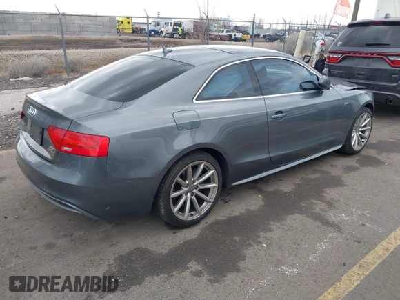 2016 Audi A5 Premium Plus with VIN WAUM2AFR1GA053119, listed as a IAAI auction lot 41724238 with 128,639 mi miles. Bid and sale history available at carsss.com. Image 4.