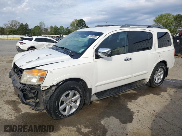 2011 Nissan Armada SV with VIN 5N1BA0ND9BN621546, listed as a Copart auction lot 50349545 with 94,226 mi miles and Salvage Title. Bid and sale history available at DreamBid. Image 1.