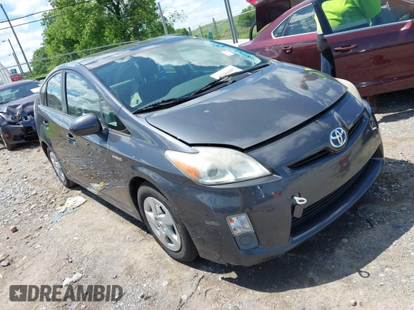 2010 Toyota Prius Four with VIN JTDKN3DU4A1304727, listed as a IAAI auction lot 42204307 with 186,180 mi miles and . Bid and sale history available at DreamBid. Image 1.
